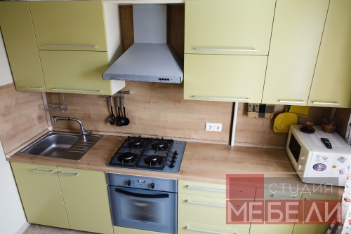 Оливковая кухня из МДФ