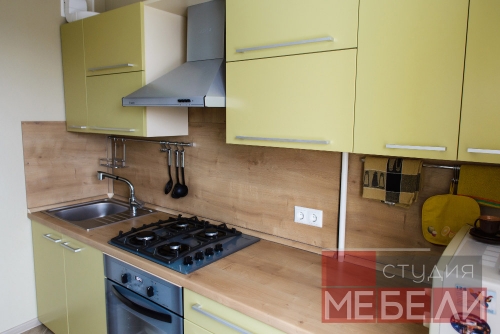 Оливковая кухня из МДФ