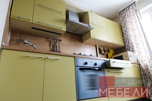 Оливковая кухня из МДФ