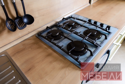 Оливковая кухня из МДФ