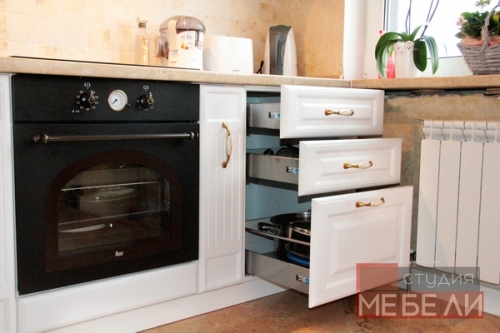 Классическая белая кухня