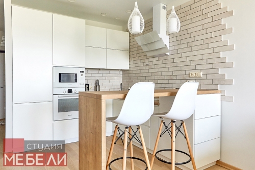 Лаконичная угловая кухня