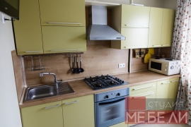 Оливковая кухня из МДФ