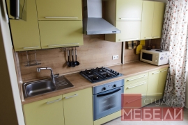 Оливковая кухня из МДФ