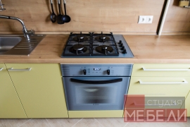 Оливковая кухня из МДФ