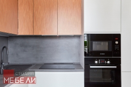 Эргономичная угловая кухня из постформинга