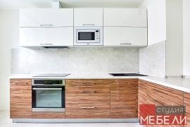 Комбинированная кухня из пластика