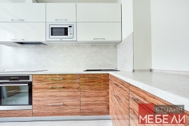 Комбинированная кухня из пластика