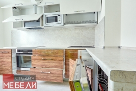 Комбинированная кухня из пластика