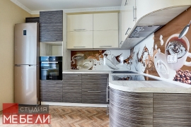 Теплая «кофейная» кухня