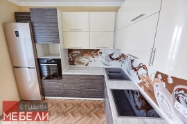 Теплая «кофейная» кухня