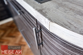 Теплая «кофейная» кухня