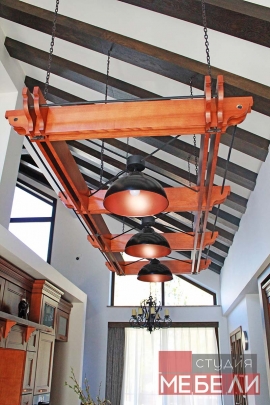 Кухня из массива ясеня в классическом стиле