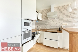 Лаконичная угловая кухня