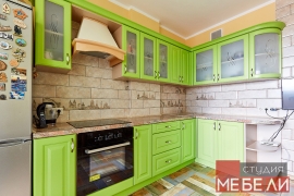 Салатовая кухня из МДФ