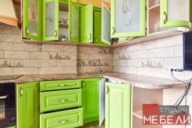 Салатовая кухня из МДФ