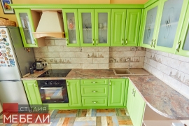 Салатовая кухня из МДФ