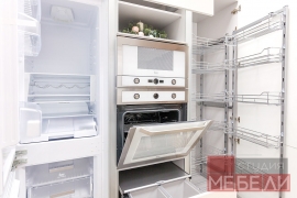 Белая кухня из пластика